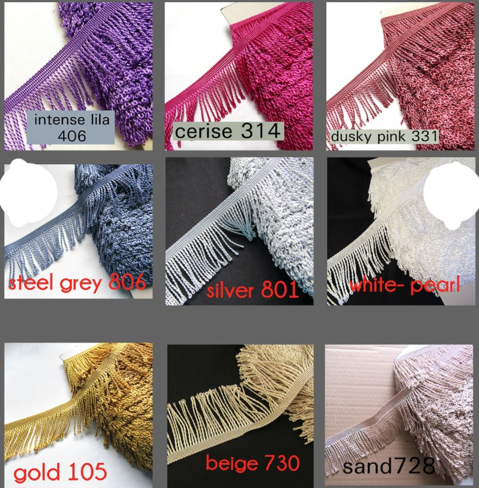 Bullion Fringes Tassels Looped