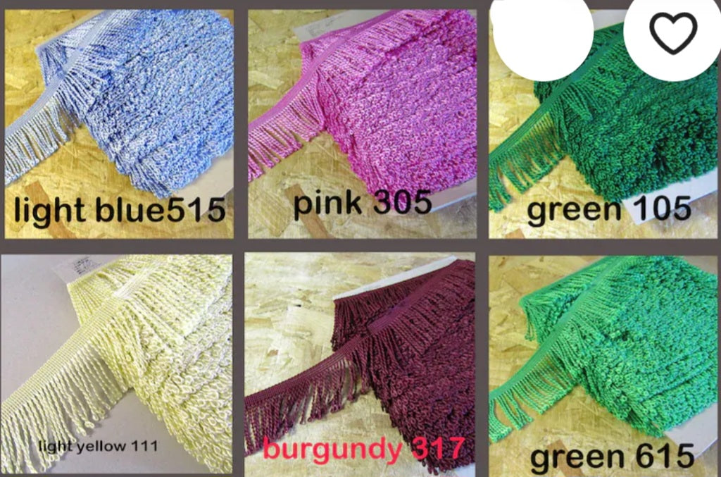 Bullion Fringes Tassels Looped