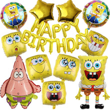 Load image into Gallery viewer, Spongebob Birthday Party Balloons Decorations Set
