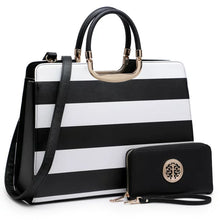 Load image into Gallery viewer, Dasein Tote Satchel Bag With Matching Wallet
