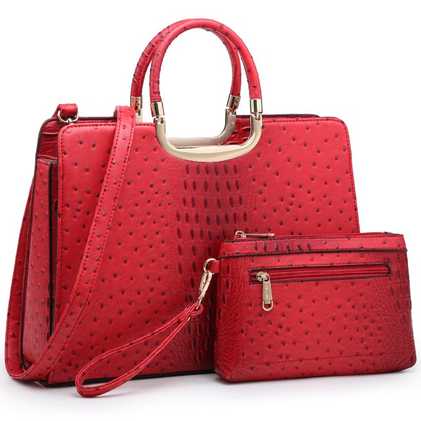 Dasein Tote Satchel Bag With Matching Wallet