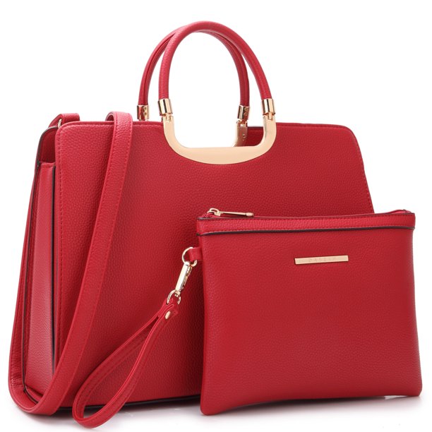 Dasein Tote Satchel Bag With Matching Wallet