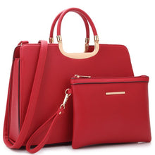 Load image into Gallery viewer, Dasein Tote Satchel Bag With Matching Wallet
