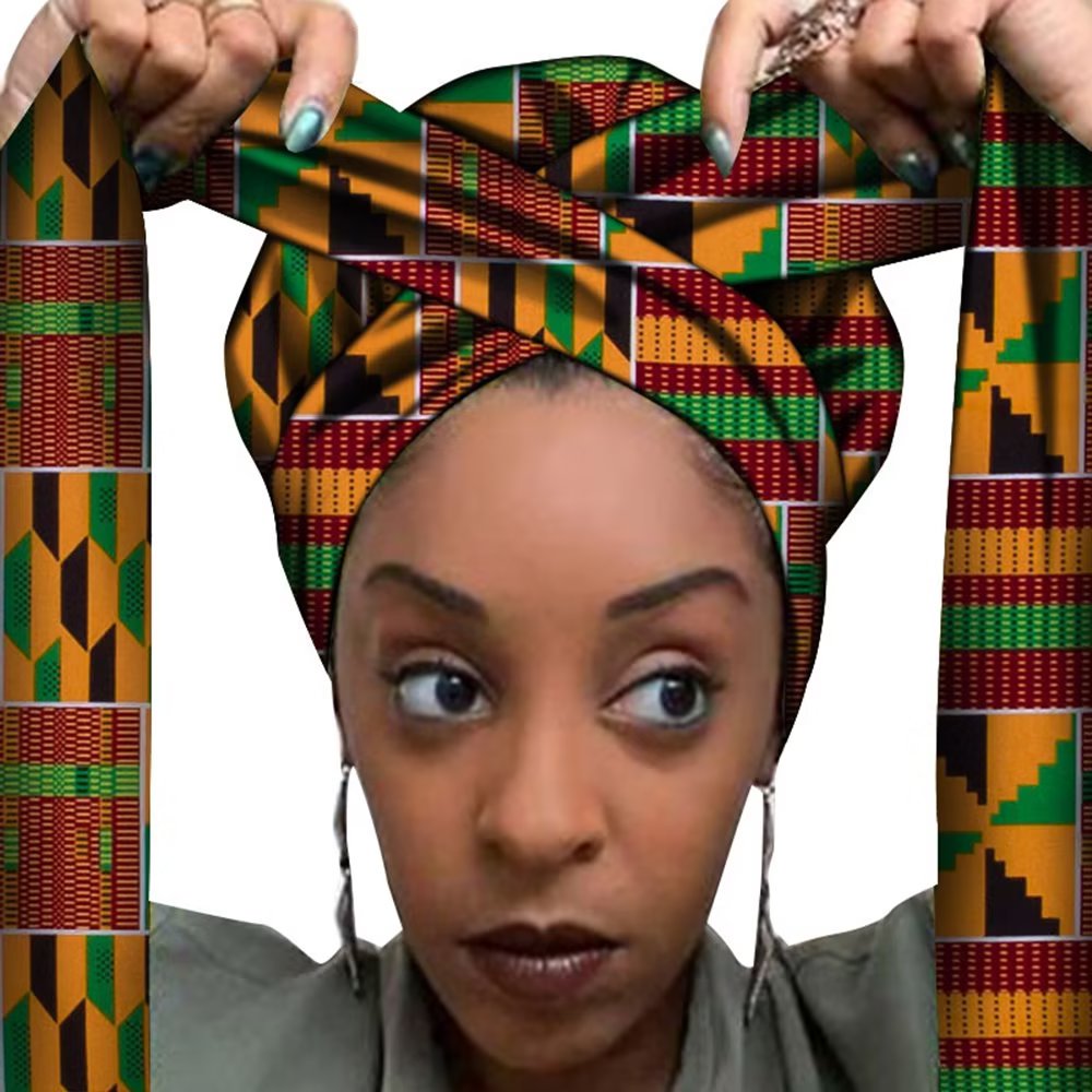 African Print Hair Bonnet