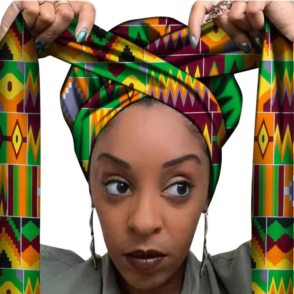 African Print Hair Bonnet