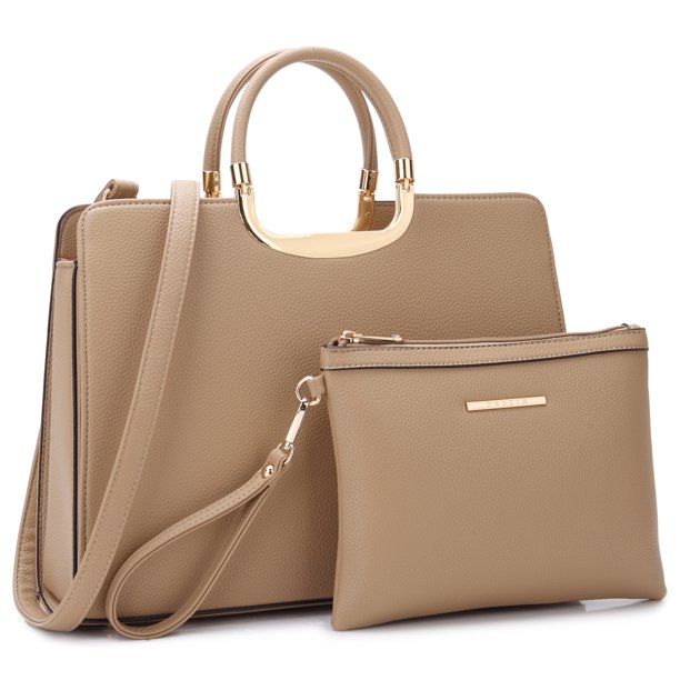 Dasein Tote Satchel Bag With Matching Wallet