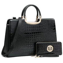 Load image into Gallery viewer, Dasein Tote Satchel Bag With Matching Wallet
