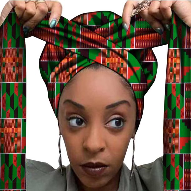 African Print Hair Bonnet