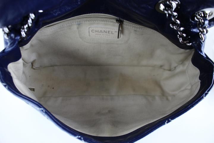 Chanel Quilted Surpique Classic Flap Shoulder Bag