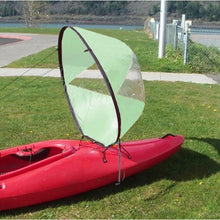 Load image into Gallery viewer, Rowing Boats Wind Fold Up Sail Kayak Canoe Accessory

