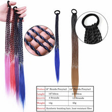 画像をギャラリービューアに読み込む, Benehair 4 Strands Senegalese Twist Braids Ponytail
