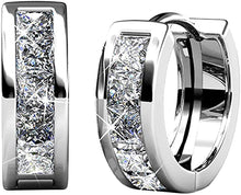 Load image into Gallery viewer, C &amp; C Giselle Promise18k Rose Gold Plated Small Hoop Earrings
