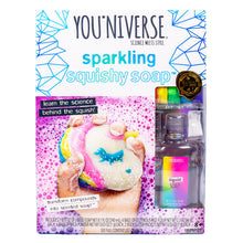 Load image into Gallery viewer, YOUniverse Sparkling Squishy Soaps Making kit
