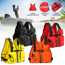 Load image into Gallery viewer, Outdoor Safety Life Jackets W/ Multi-Pockets &amp; Reflective Belt Vests, for Adults
