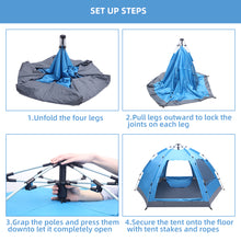 Load image into Gallery viewer, MDHAND 3-4 Person Automatic Family Instant Pop Up Waterproof Tent
