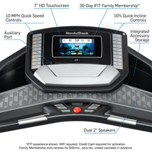 Load image into Gallery viewer, NordicTrack Folding Treadmill with 7” Interactive Touchscreen and 30-Day Membership
