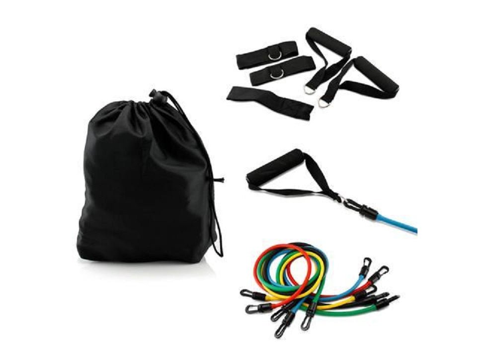 11 Piece Resistance Band Set - slvhasitall