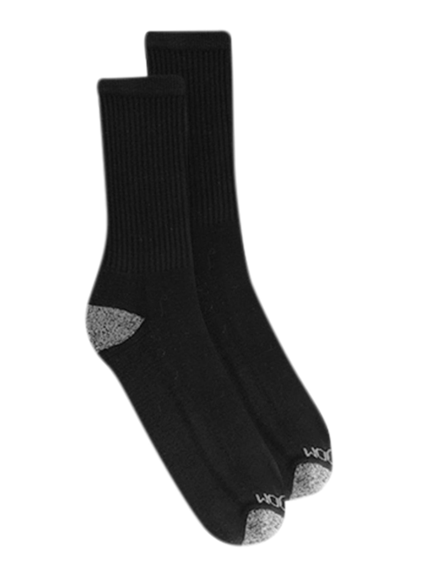 12 PACK FRUIT OF THE LOOM ATHLETIC SOCKS - slvhasitall