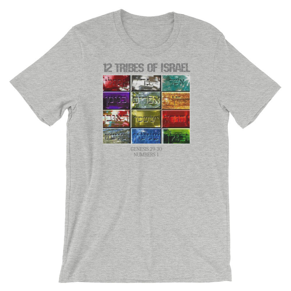 12 Tribes Of Israel - Hebrew Israelite T- Shirt Clothing - slvhasitall