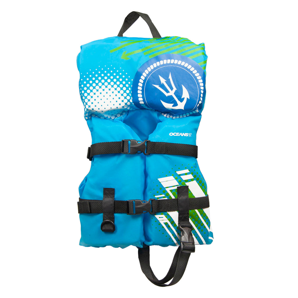 USCG Approved Infant Life Jacket Vest - Aqua