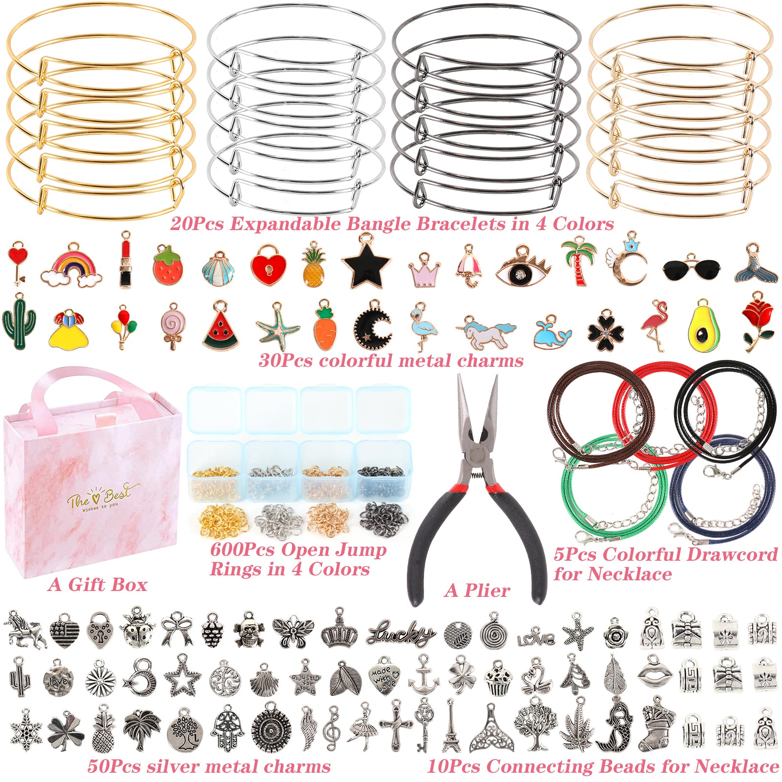 Koralakiri Bangles Bracelets Making Kit, Jewelry Making Kit