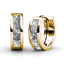 Load image into Gallery viewer, C &amp; C Giselle Promise18k Rose Gold Plated Small Hoop Earrings

