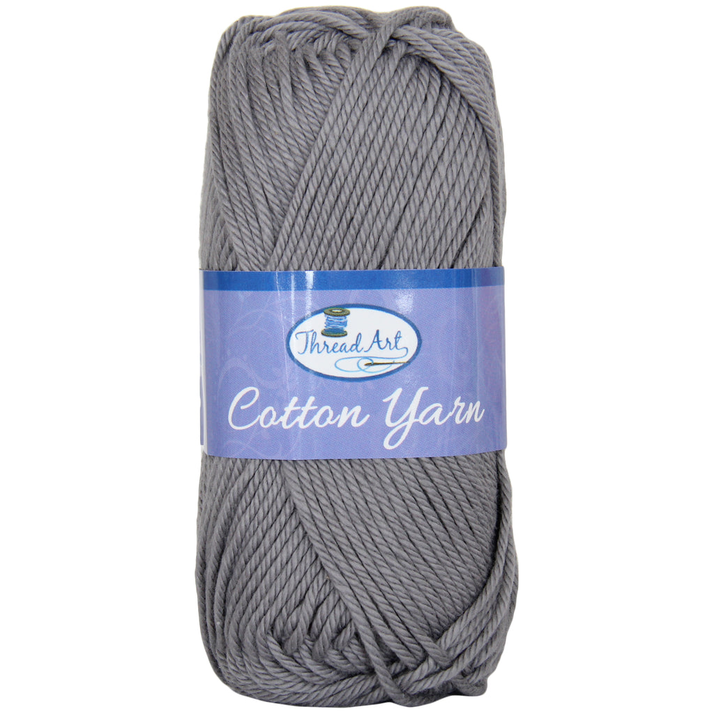 Threadart 100% Pure Cotton Crochet Yarn  Lavender ,30 Colors Available