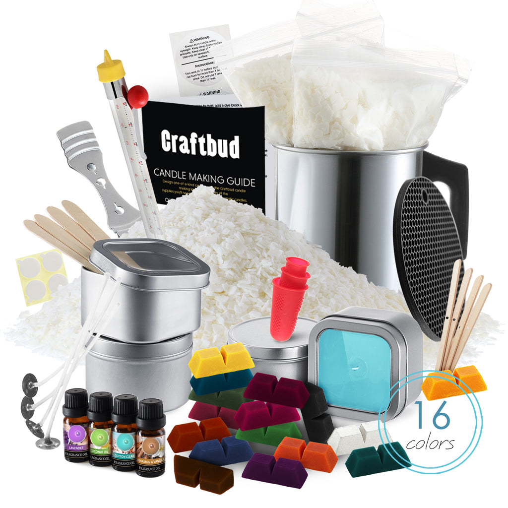 CraftBud Complete DIY Candle Making Kit