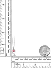 Load image into Gallery viewer, Diamond Gem Stone King 10K White Gold Breast Cancer Awareness Ribbon Pendant
