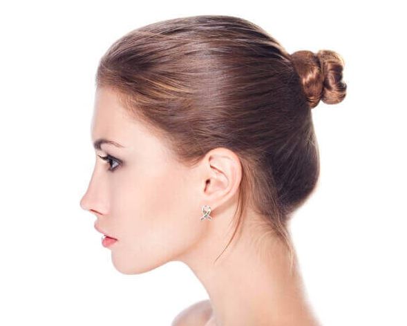 Created Pink Opal Ribbon for Breast Cancer Awareness Stud Earrings