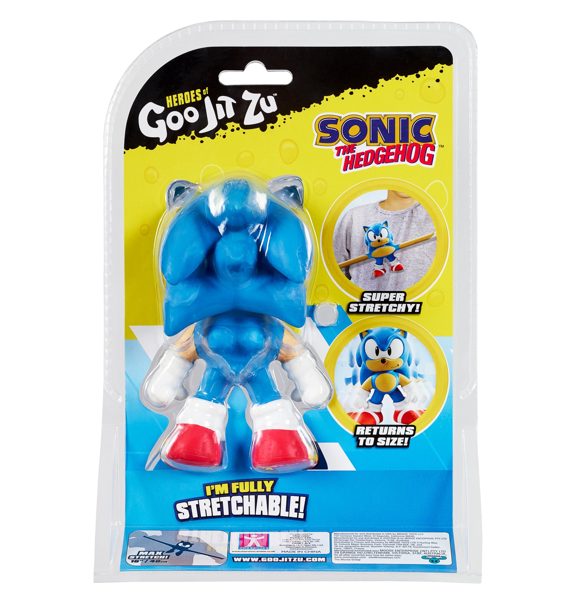 Stretch Sonic the Hedgehog Hero Pack Toys