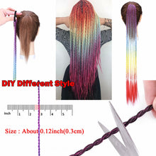 画像をギャラリービューアに読み込む, Benehair 4 Strands Senegalese Twist Braids Ponytail
