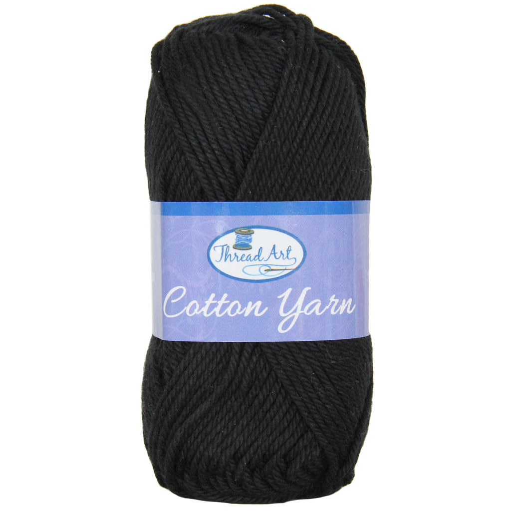 Threadart 100% Pure Cotton Crochet Yarn  Lavender ,30 Colors Available