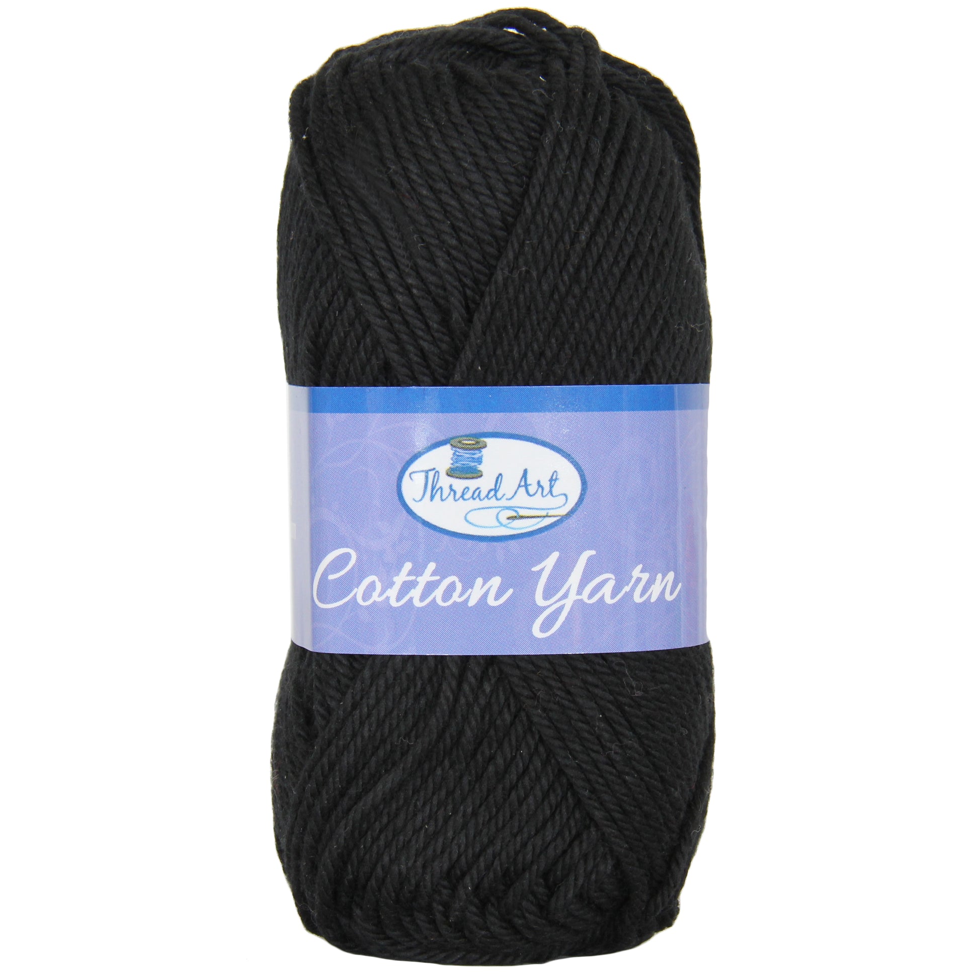 Threadart 100% Pure Cotton Crochet Yarn  Lavender ,30 Colors Available