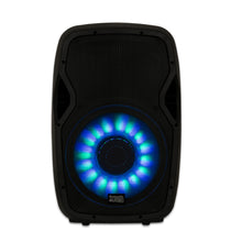 Load image into Gallery viewer, Acoustic Audio Bluetooth Flashing LED Speaker with Mic and Stand
