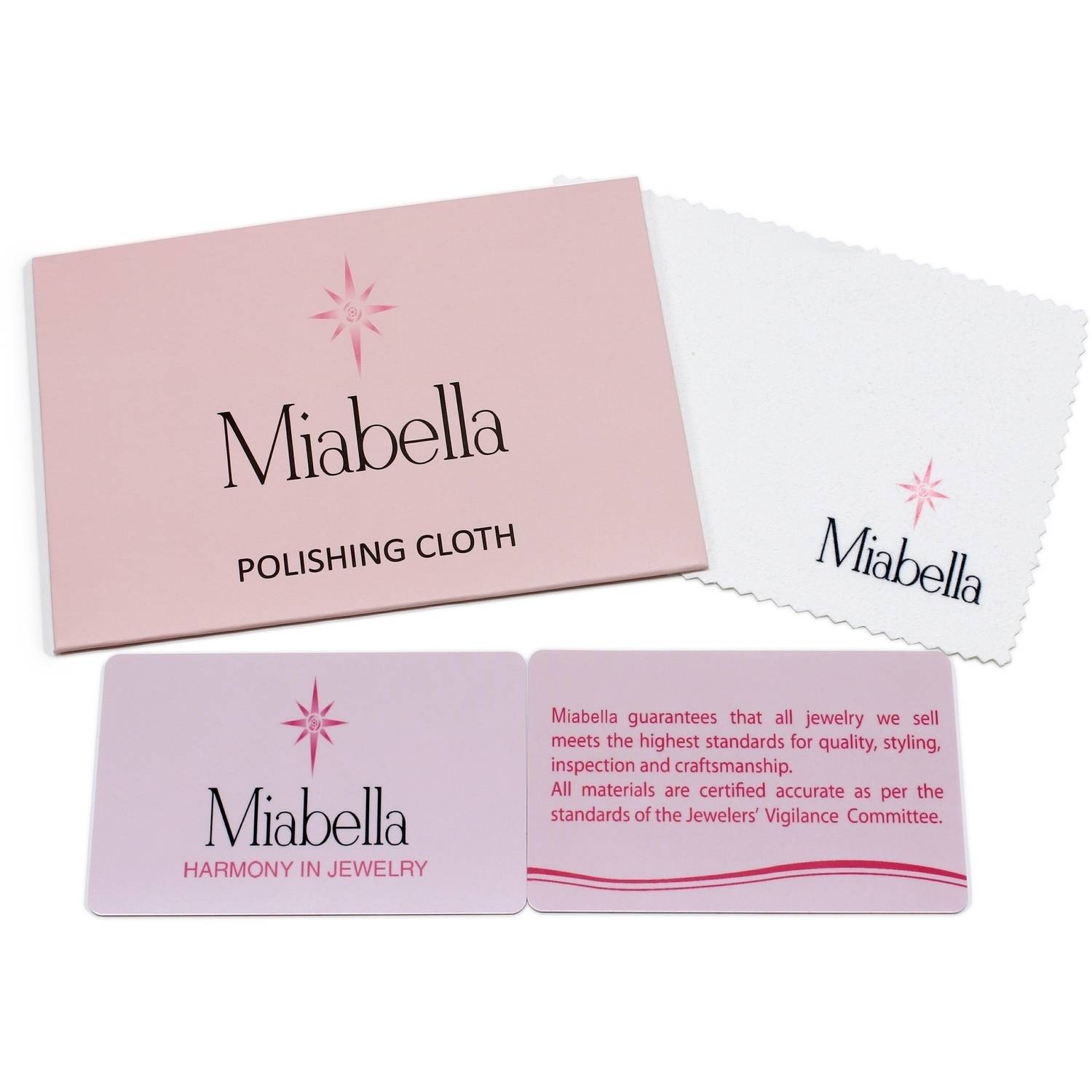 Miabella Women's 1/4 Carat T.W. Diamond Sterling Silver Double Halo Earrings