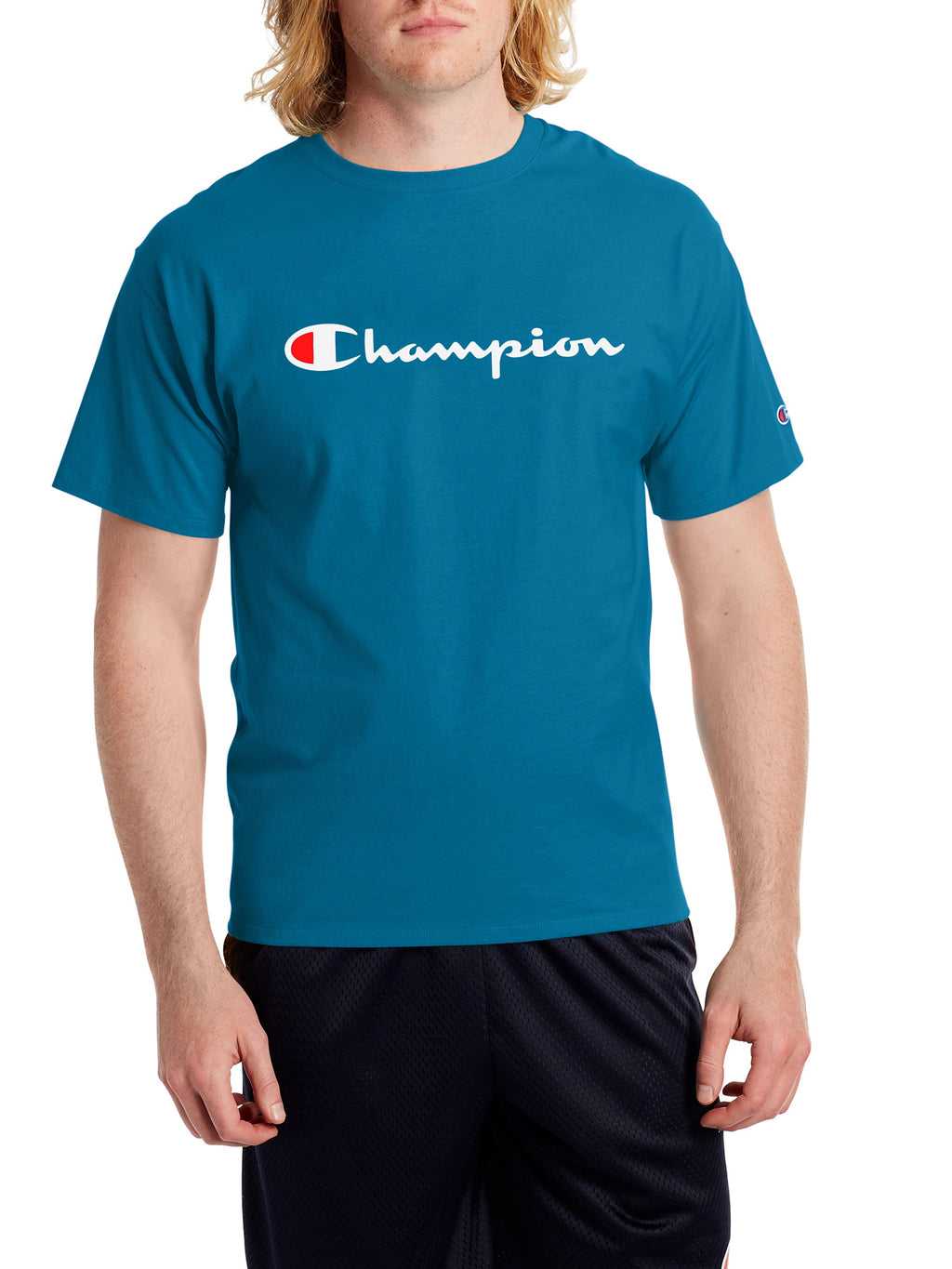 Champion Men's Script Classic Graphic Jersey Tee