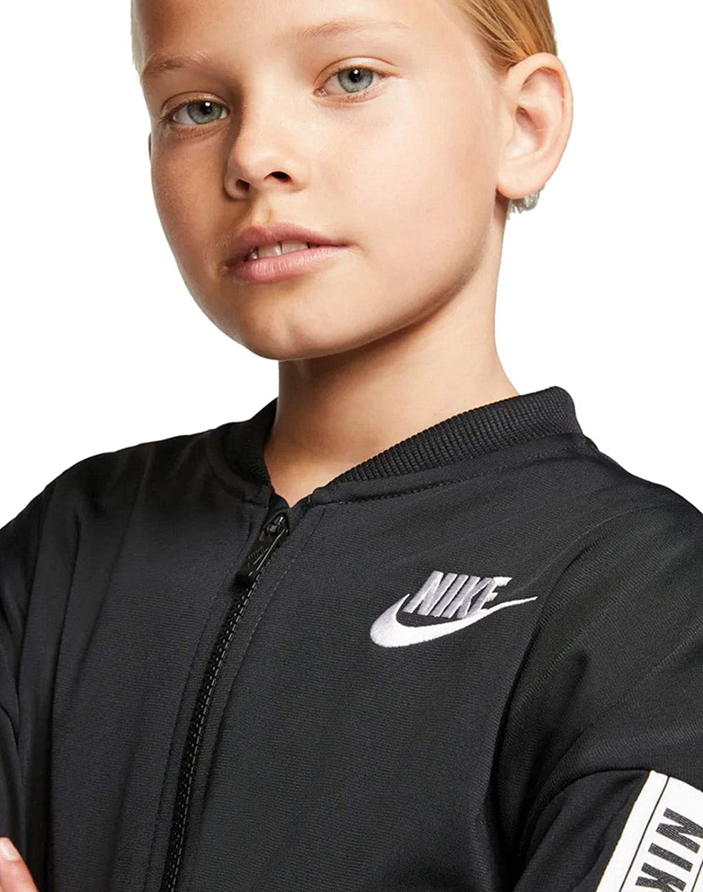 Nike Pants and Jacket Girls Clothing Set Size L, Color: Black/White