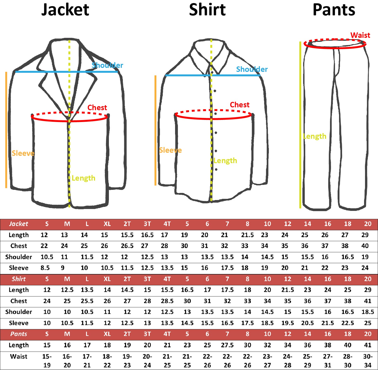 7pcs Boys Formal Wedding White Suits