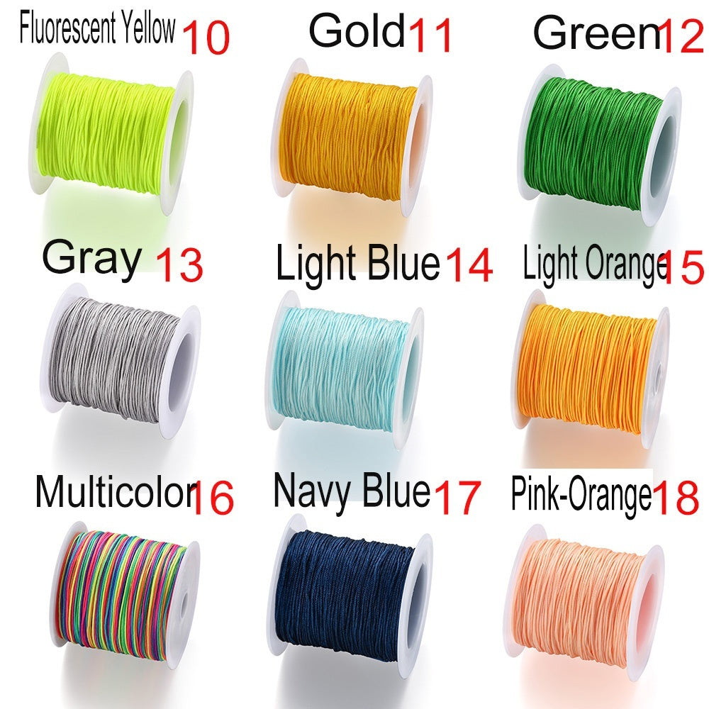 Colorful Cotton  Nylon Cord Thread String