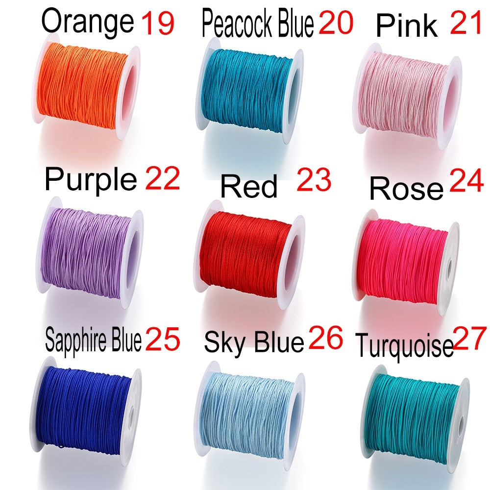 Colorful Cotton  Nylon Cord Thread String