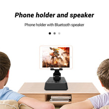 Load image into Gallery viewer, Portable Wireless Bluetooth Mobile Phone Stand Speaker 3.0
