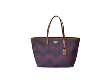 Load image into Gallery viewer, Ralph Lauren Delwood Coated Canvas Leather Tote
