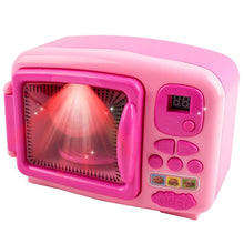 Load image into Gallery viewer, Toy Educational  Microwave and Mixing Blender Kitchen Set (Pink)
