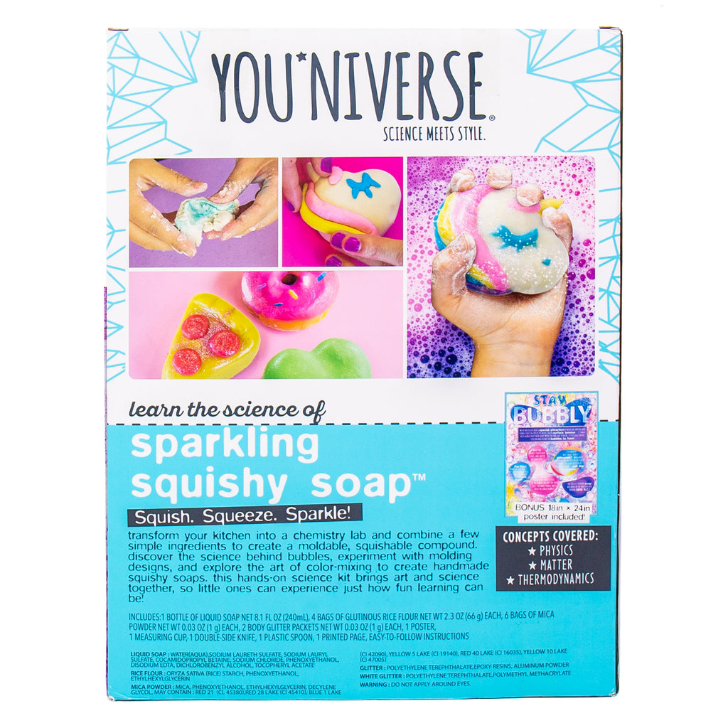 YOUniverse Sparkling Squishy Soaps Making kit