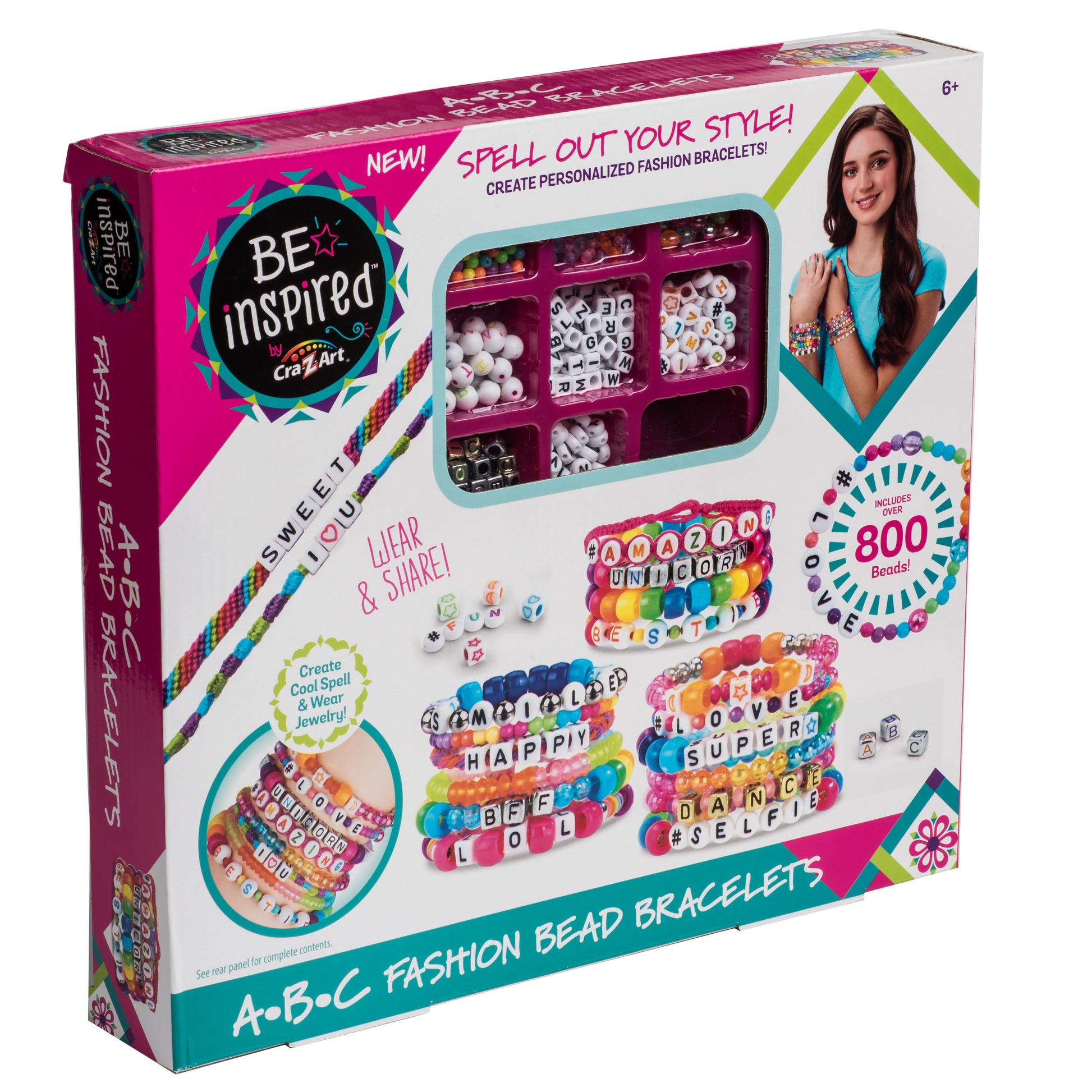 Cra-Z-Art  ABC Fashion Bead Bracelet Set