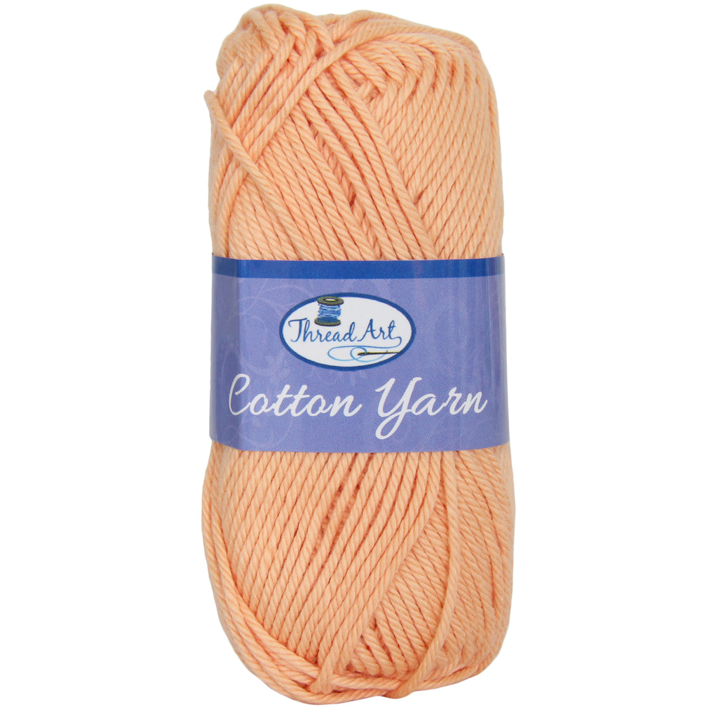 Threadart 100% Pure Cotton Crochet Yarn  Lavender ,30 Colors Available
