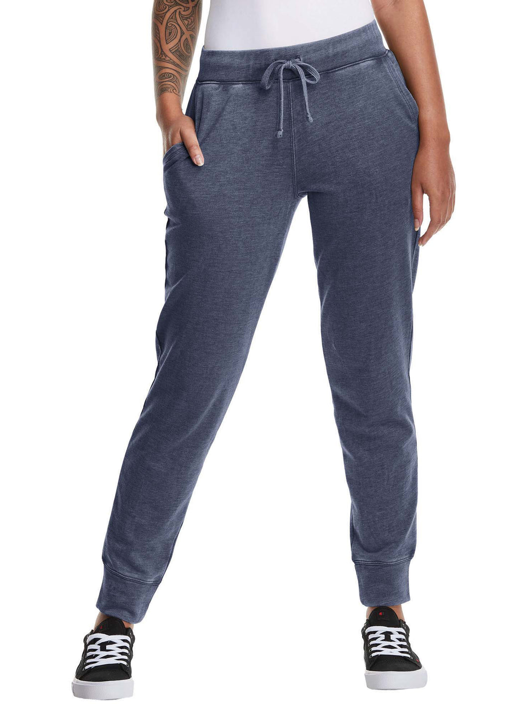Women's Comfortable Champion Jogger Sweatpants (w/ Mineral Wash)