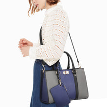 画像をギャラリービューアに読み込む, Dasein 3Pcs Set Women Fashion Satchel with Matching Wallet and Wristlet
