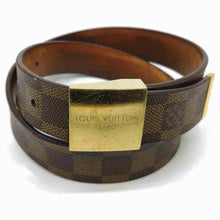 画像をギャラリービューアに読み込む, Louis Vuitton Damier Ebene Belt Ceinture Carre
